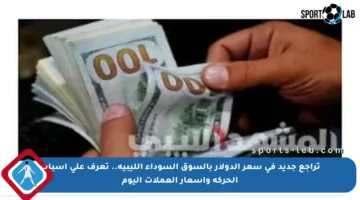 تراجع جديد في سعر الدولار بالسوق السوداء الليبية.. تعرف على أسباب الحركة وأسعار العملات اليوم